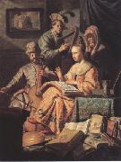 Rembrandt, Musical company (mk33)